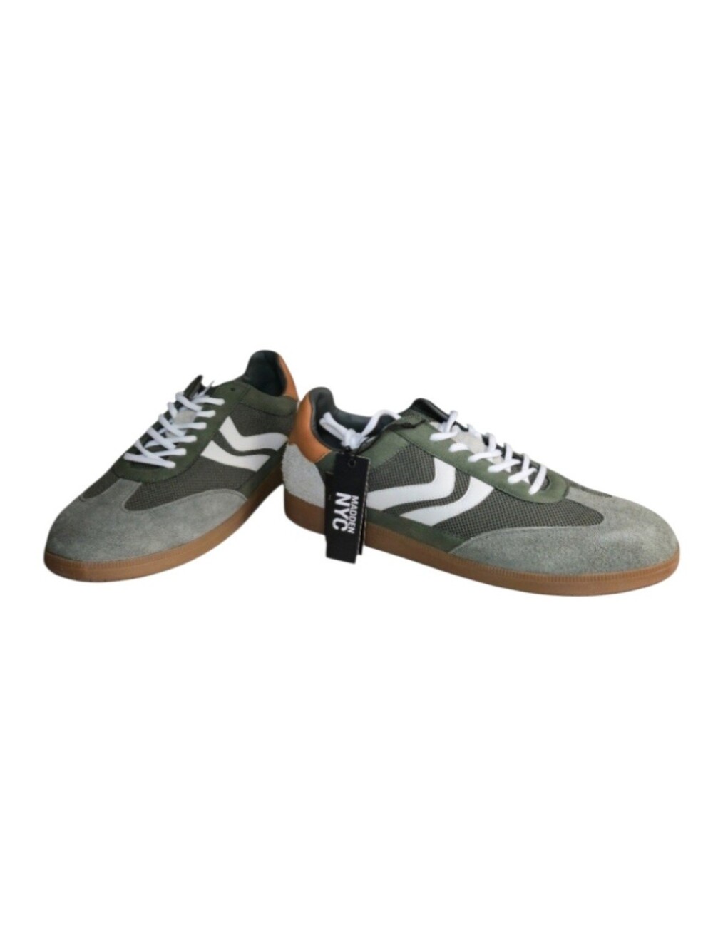 Madden NYC  Marvel Fashion Sneakers in Green Suede, Orange, Size 13 Men's NWB!